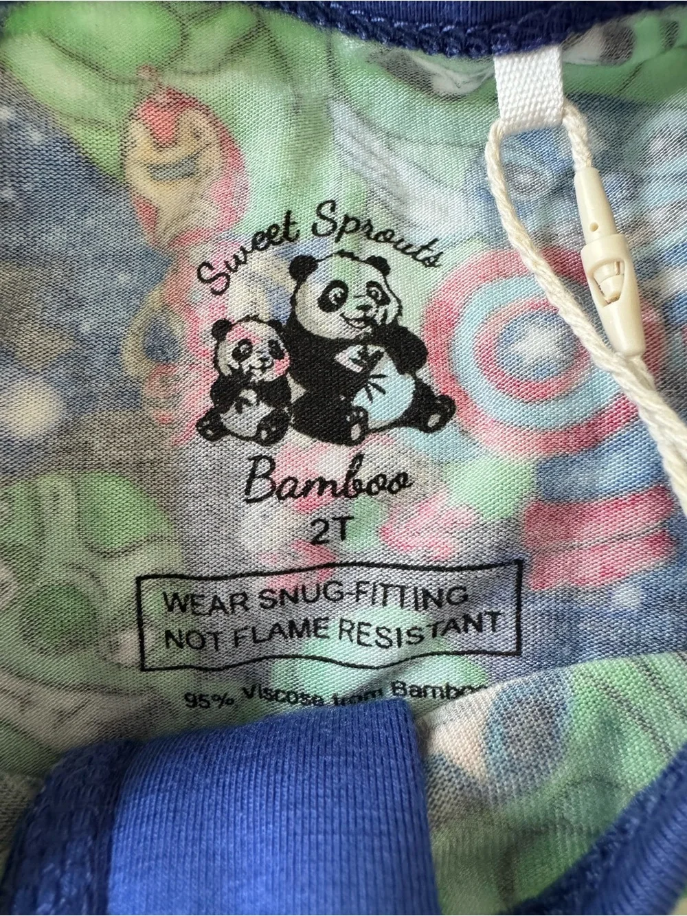 Sweet Sprouts bamboo Lilo & Stitch Superhero Print sizes 2T or 6-12 months